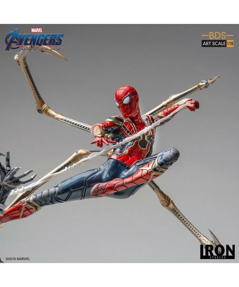 アイアンスタジオ1:10スパイダーマンファイトモールディングスタチュー