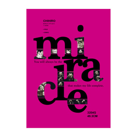 MIRACLE - pink (A1)