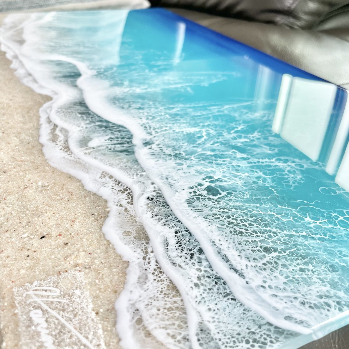 オーシャンウェーブアート 透明感抜群なBeach Art （オーダー承ります） | FLUID