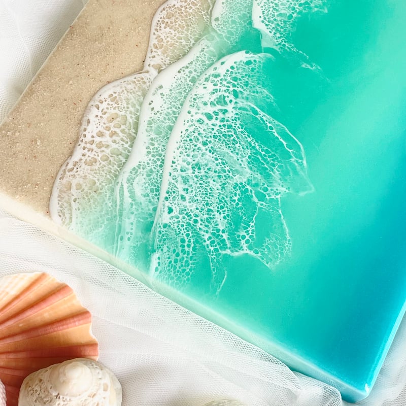 Beach art 海アート レジンアート | FLUID