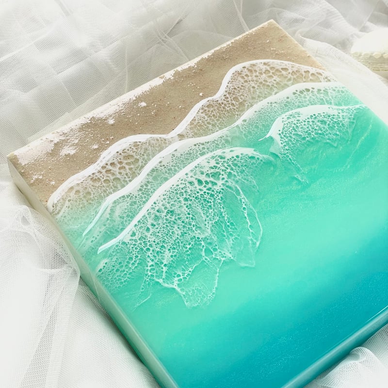 Beach art 海アート レジンアート | FLUID