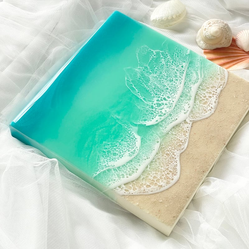 Beach art 海アート レジンアート | FLUID