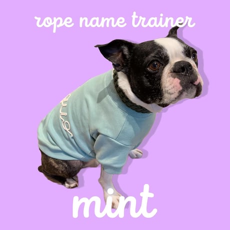 【長袖】rope name trainer【スリーブデザイン】