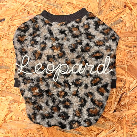 【長袖】rope embroidery boa fleece【グリーン】