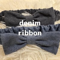 denim ribbon