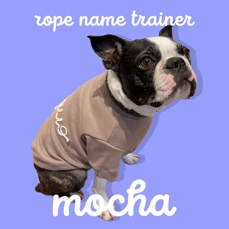 【長袖】rope name trainer【スリーブデザイン】