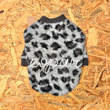 【長袖】rope embroidery boa fleece【グリーン】