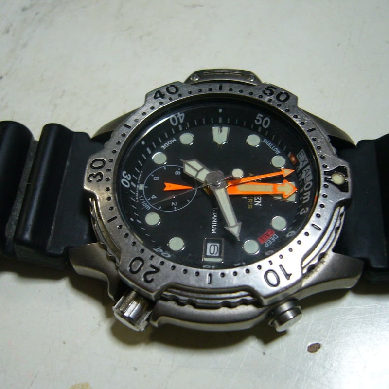 CITIZEN シチズン スポルテ デプスメーター ダイバー チタン 激レア CITIZEN シチズン スポルテ デプスメーター ダイバー チタン 激レア