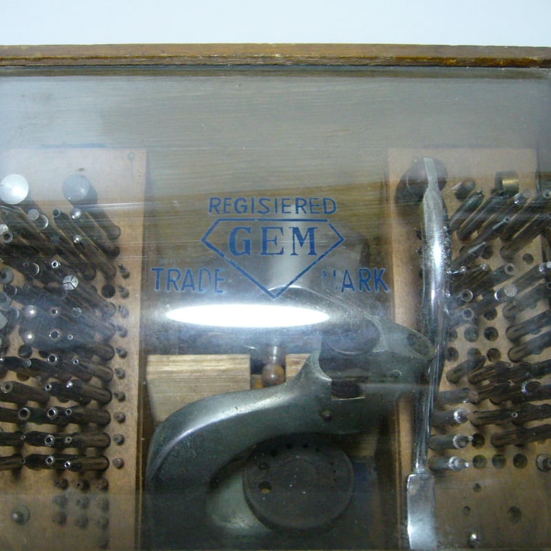 GEM ポンス台 タガネセット 機械式腕時計 時計工具 時計修理 | MARUKO商会