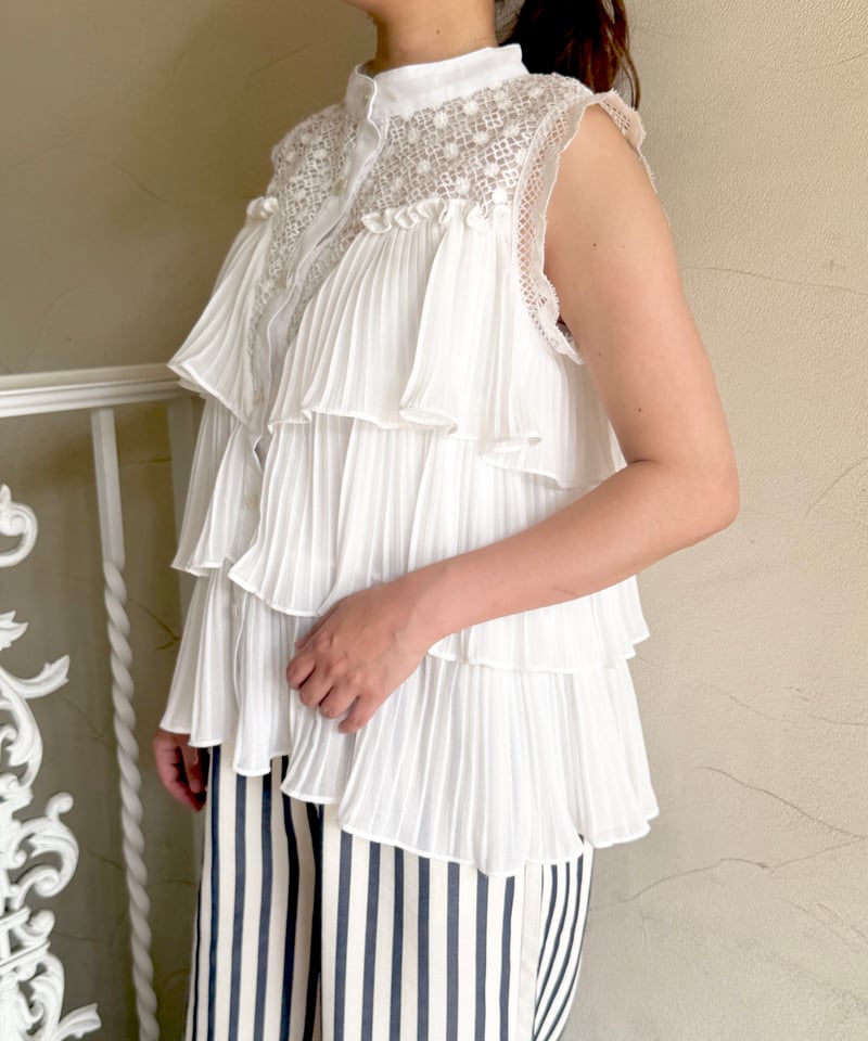 最後価格！mikiosakabe Ruffled Blouse 最後価格！mikiosakabe