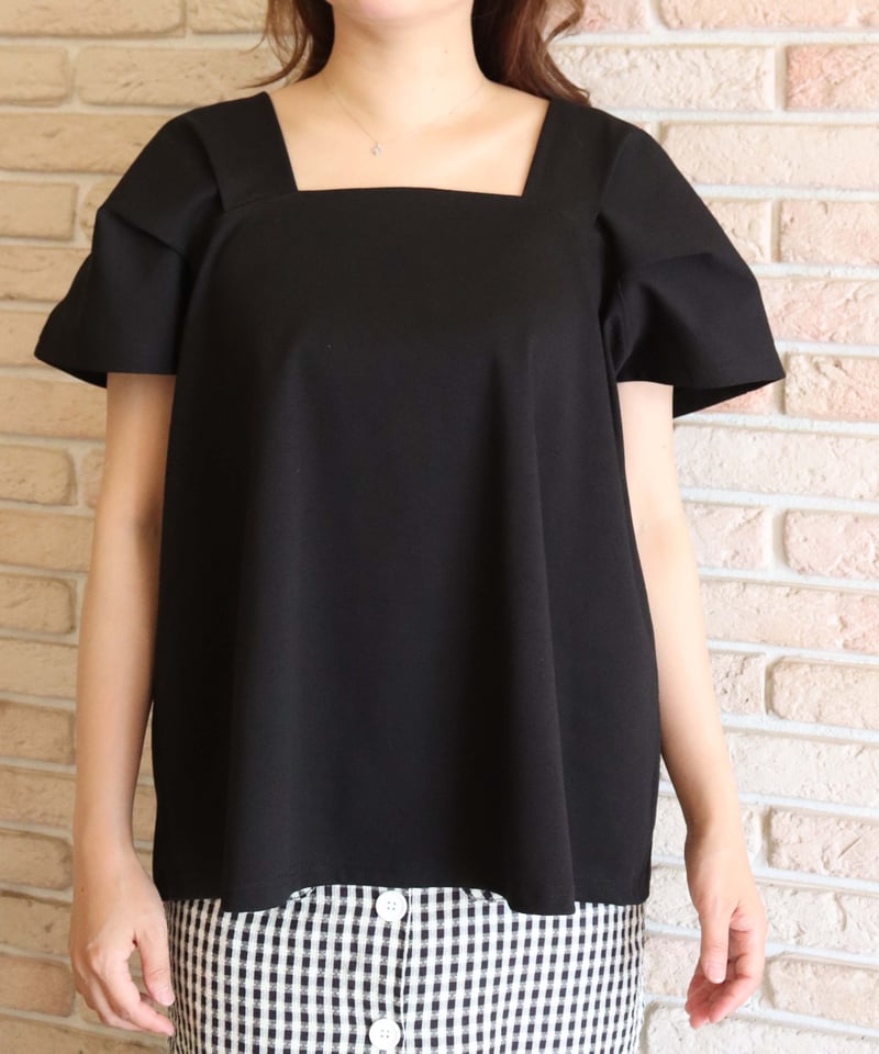 トップス Ami line tops Black f45c7f86c22941d68fa1ce6dc55521
