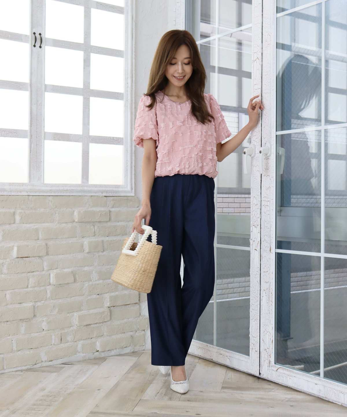 残りわずか〉uneven layered balloon sleeve tops | Chó