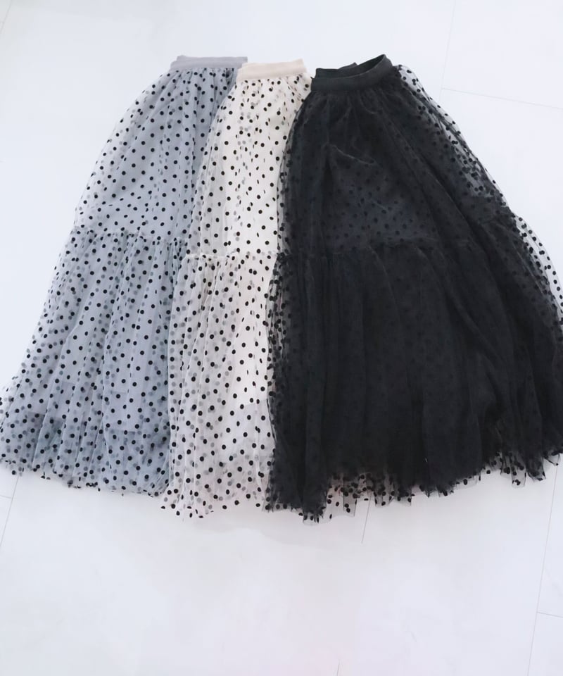 Tiered Tulle Skirt着用5回程度
