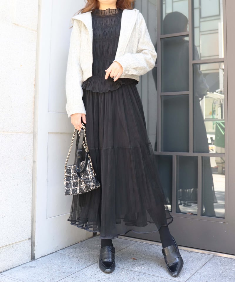 再入荷】willon chifon piping skirt | Chóu Chóu ma 再入荷】willon chifon piping skirt | Chóu Chóu ma