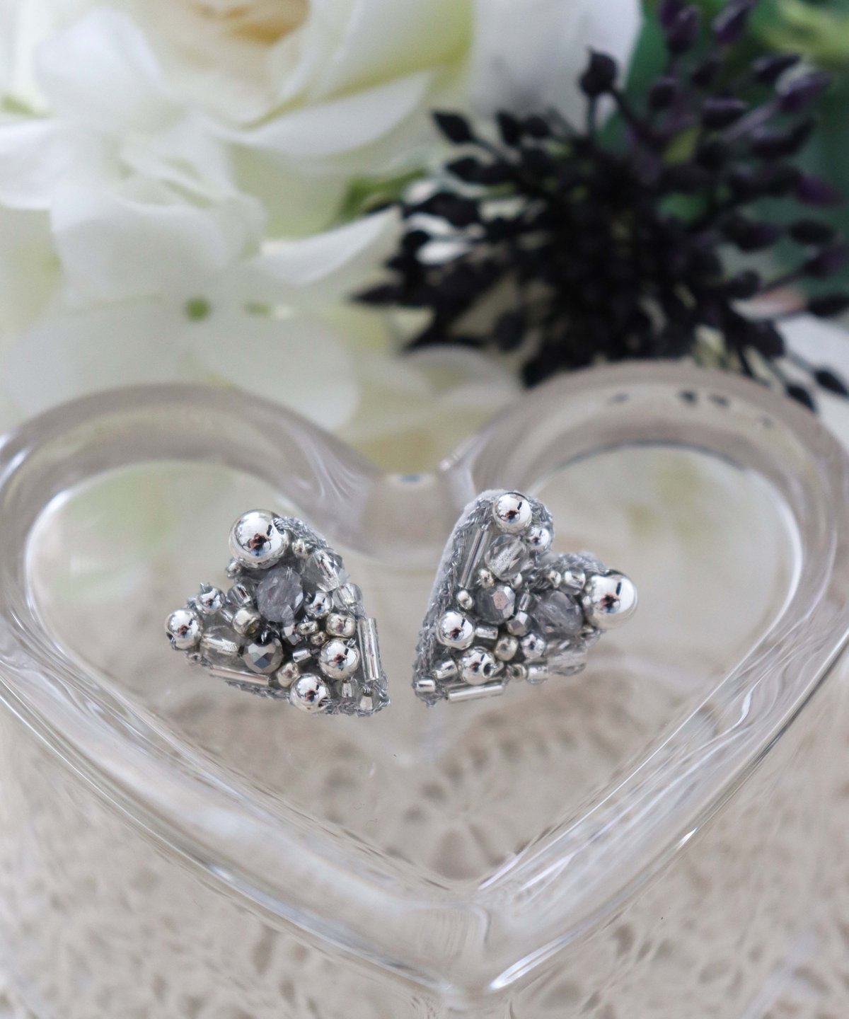 bijou heart star pierce/earrings | Chóu Chóu ma bijou heart star pierce/earrings | Chóu Chóu ma