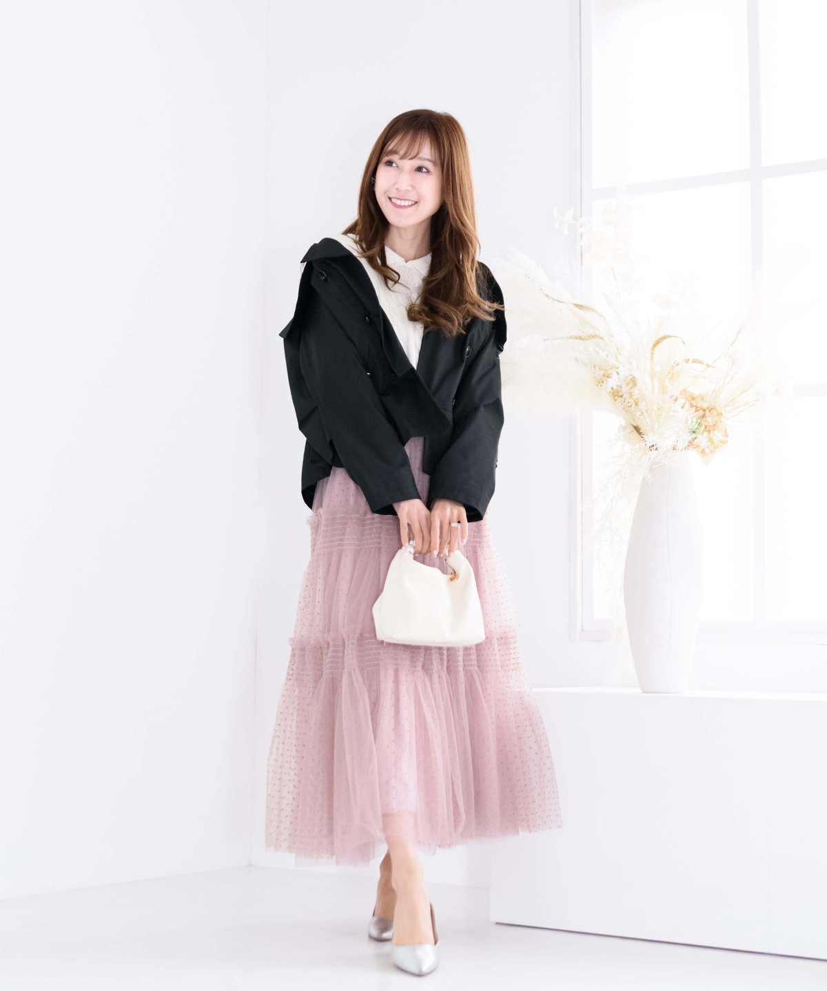 再入荷>dot tiered tulle skirt | Chóu Chóu ma Cheri