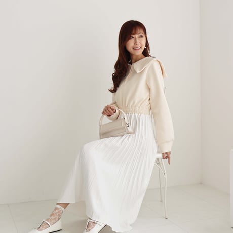 ⭐︎jolie mignon ニットドッキングワンピースブラック ⭐︎jolie mignon ニットドッキングワンピースブラック