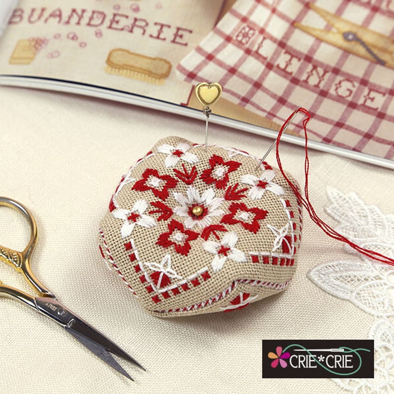 2色でステッチする♥ビスコーニュキット赤系 No.120A | CRIE*CRIE STORE