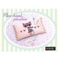 クロスステッチキット♥子猫のピロー型ピンクッション No.816