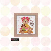 クロスステッチで刺す…NIKKORI・BEAR（にっこりベア ）《Be Smile》No.783