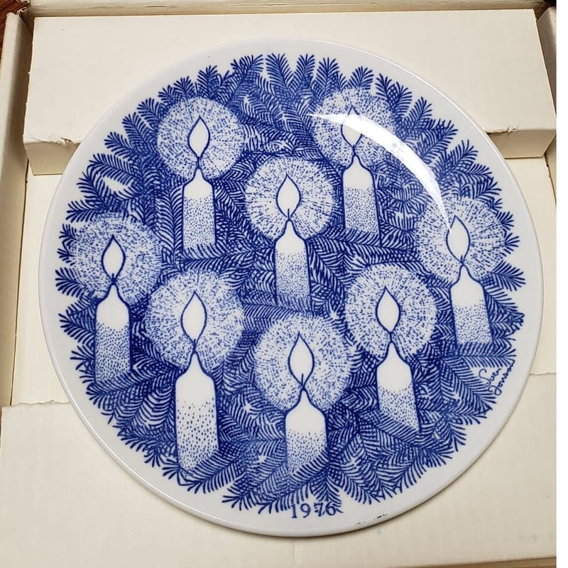 Gustavsberg 1976年 限定版 クリスマスプレート GUSTAVSBERG】限定クリスマスプレート1976年