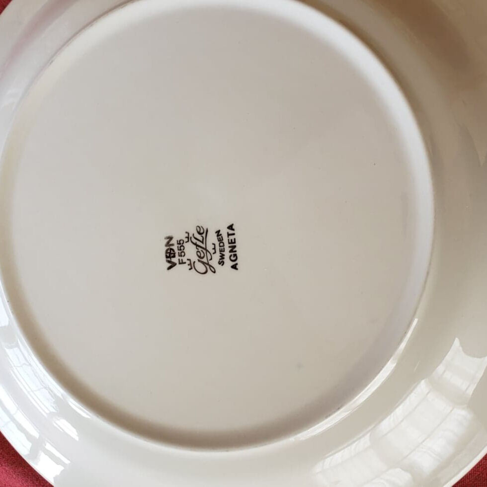 gefle agneta ゲフル アグネッタ 24cm プレート Gefle/ゲフレ Agneta/アグネッタ：ディナープレート φ24cm  No.1-6 - 北欧雑貨・ヴィンテージショップ 「 made in Sweden 」 ～  北欧食器、アンティーク、インテリア、北欧デザイン商品を現地スウェーデンからご紹介する ... gefle agneta ゲフル　アグネッタ　24cm プレート