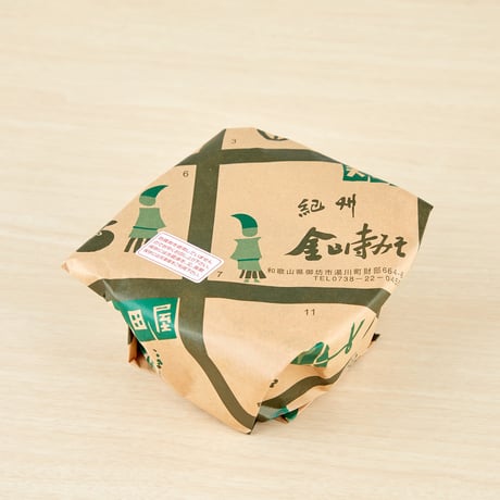 紀州金山寺みそ　甘口　300ｇ中カップ　（包装・小袋付き）