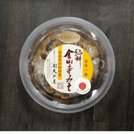 紀州金山寺みそ　300ｇ中カップ　（包装・小袋付き）