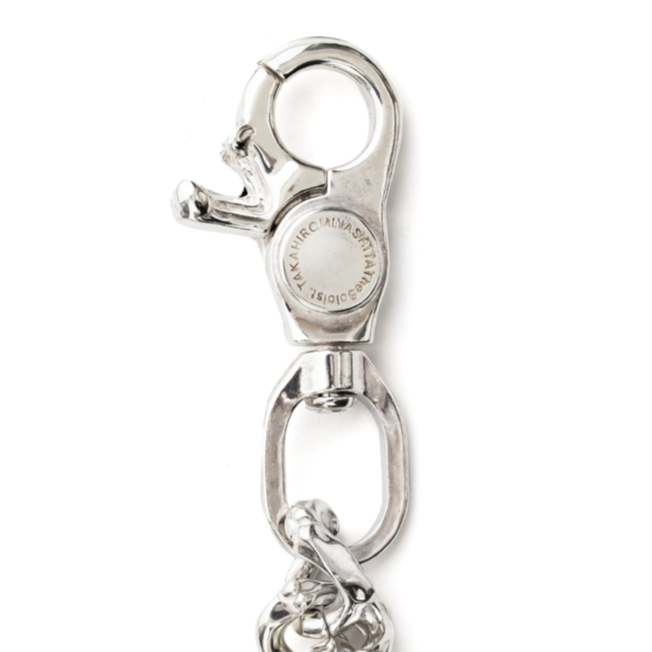 TAKAHIROMIYASHITATheSoloist. シルバーキーチェーン bone shaped key chain. / silver | TAKAHIROMIYAS