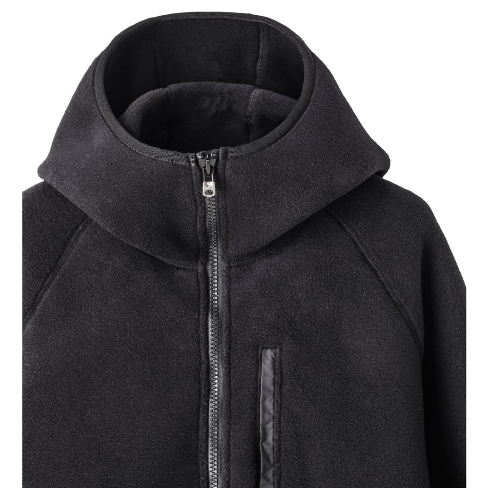 zip up hoodie.(fleece) / black | TAKAHIROMIYASH