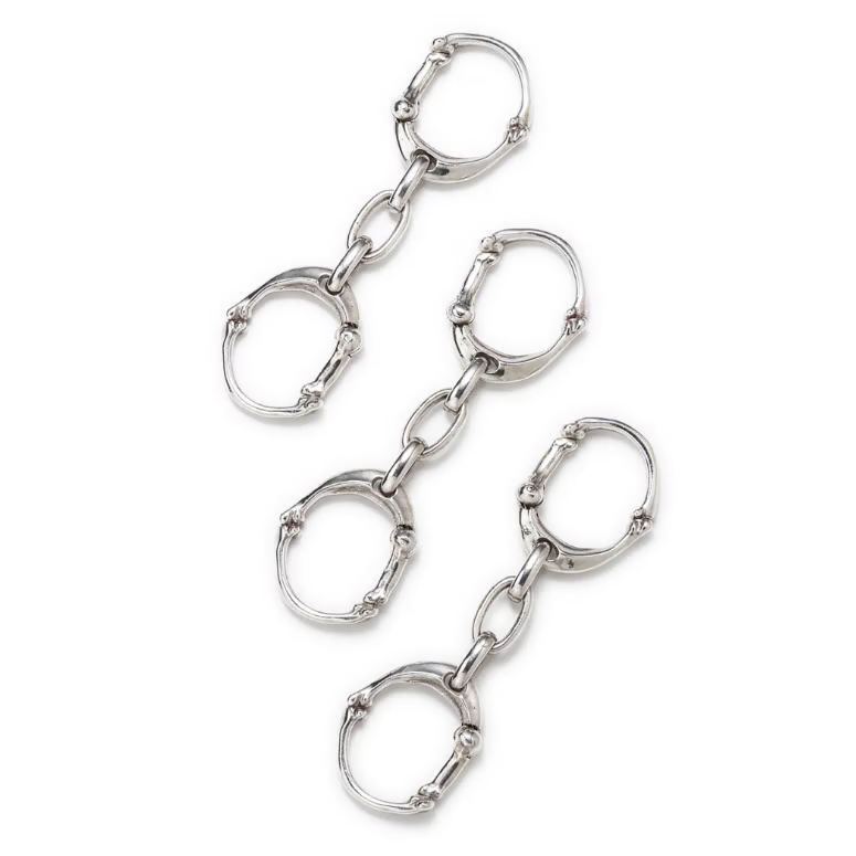 ネス BONESHAPED CARABINER BRACELET bone shaped carabiner bracelet. -S- / silver |