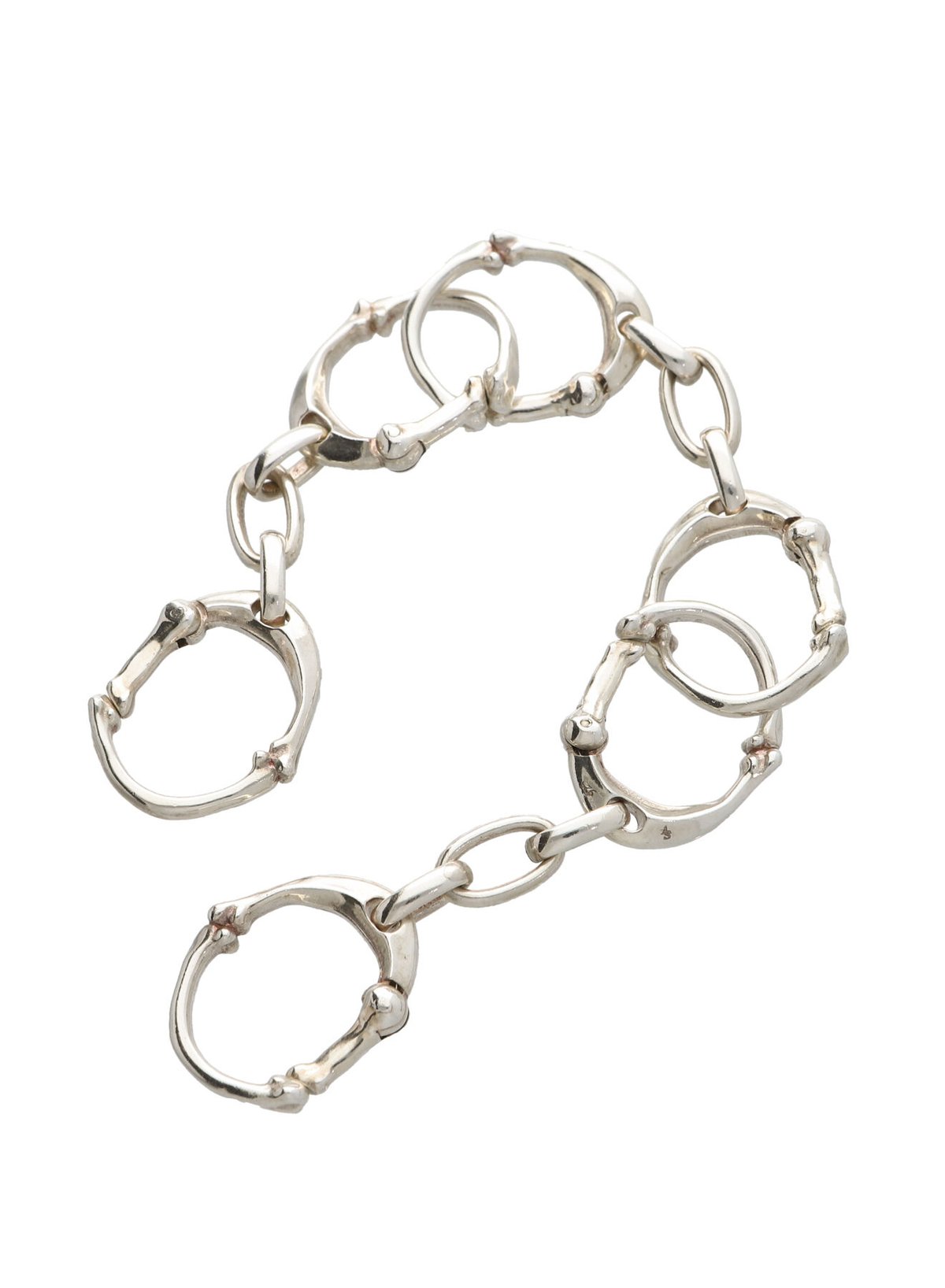 ネス BONESHAPED CARABINER BRACELET bone shaped carabiner bracelet. -S- / silver |