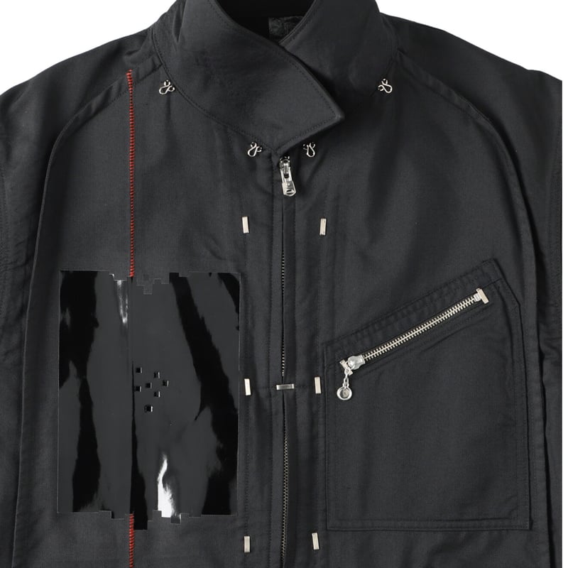 sleeveless side back zip work jacket? | TAKAHIR