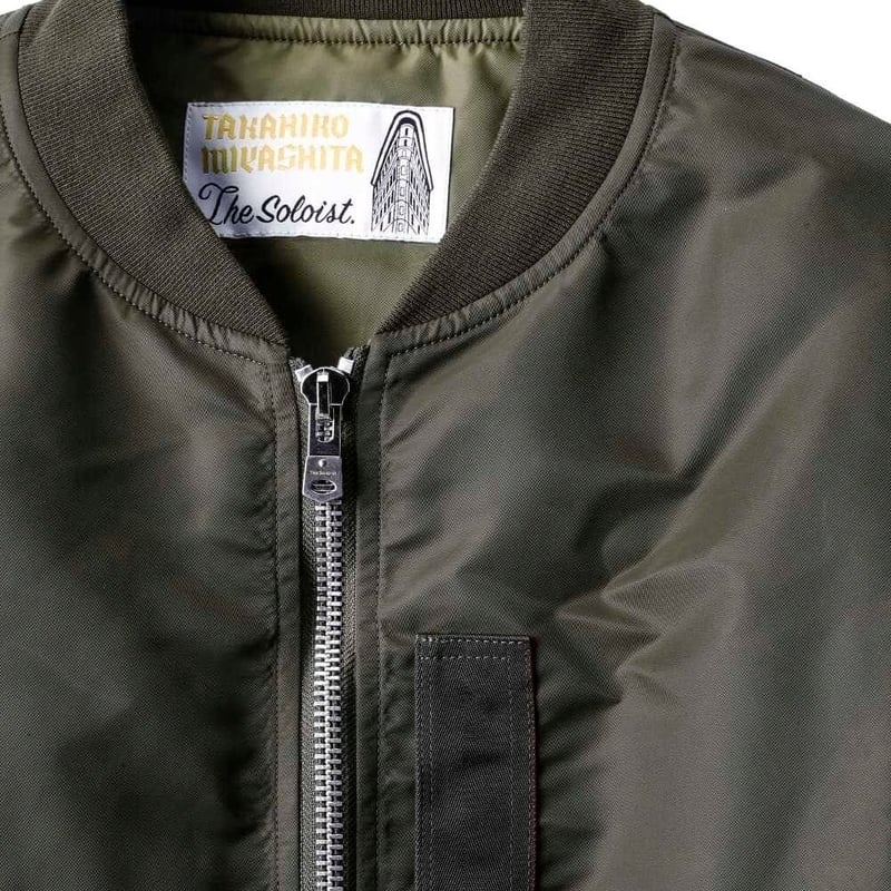 two-way bomber jacket. / olive (Soloist.FUKUOKA two-way bomber jacket. / olive (Soloist.FUKUOKA