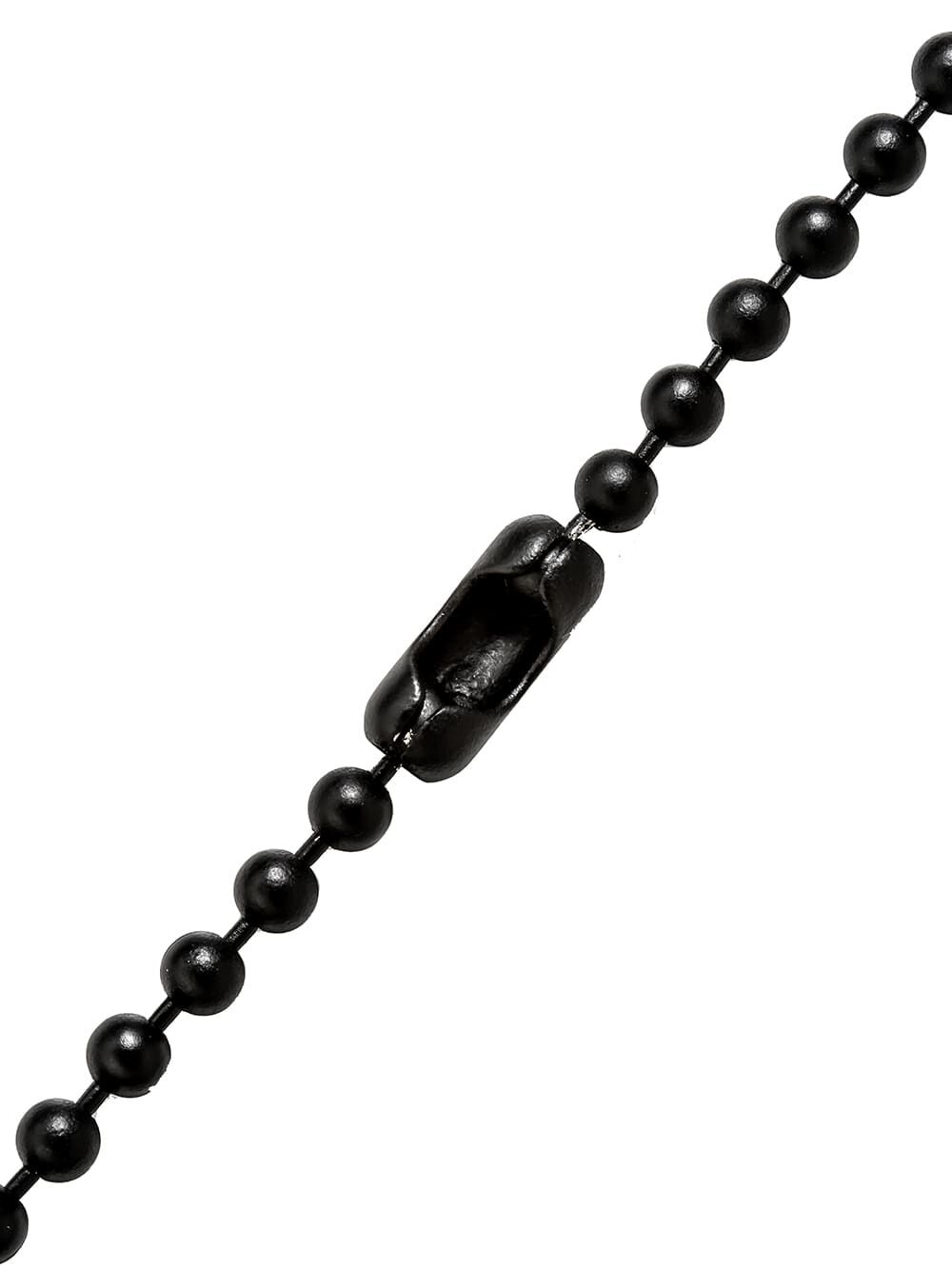 ball chain necklace. -S- regular / black | TAKA