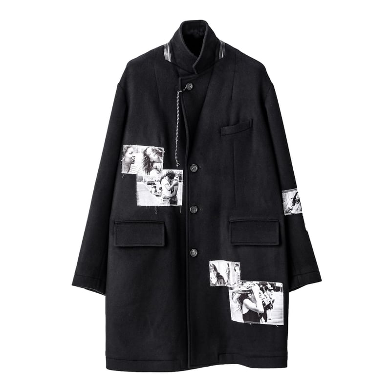 定価84000円 RATS CHESTER FIELD COAT BLACK M RATS CHESTER FIELD COAT BLACK M