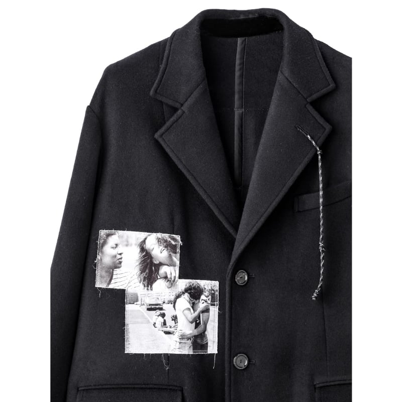 定価84000円 RATS CHESTER FIELD COAT BLACK M RATS CHESTER FIELD COAT BLACK M