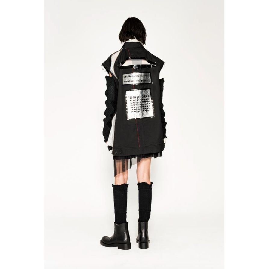TAKAHIROMIYASHITA ピン ケープコート sj.0003AW21 sj.0001AW24-black ダブルブレステッドチェスターフィールド
