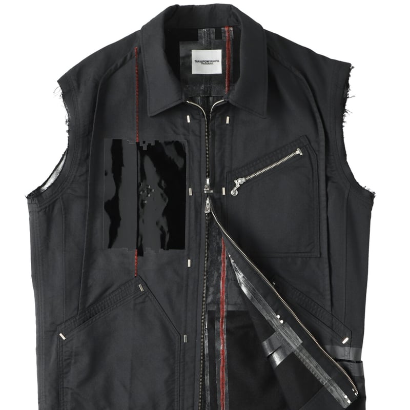 sleeveless side back zip work jacket? | TAKAHIR sleeveless side back zip work jacket? | TAKAHIR