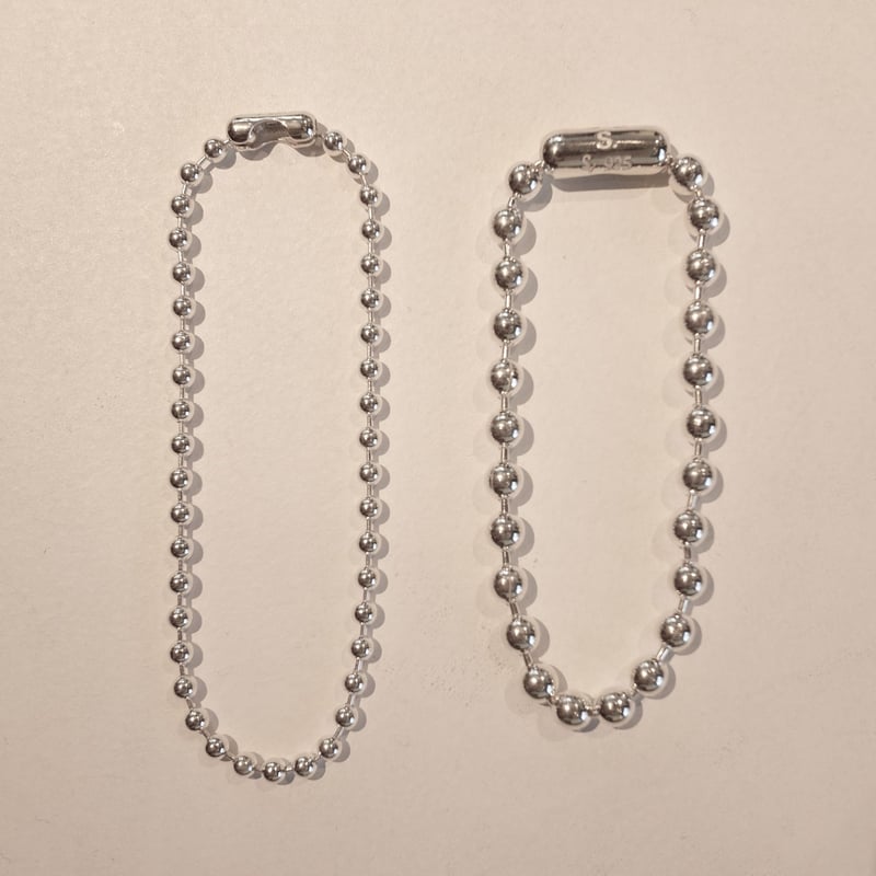 ball chain bracelet. -S- regular / silver | TAK ball chain bracelet. -S- regular / silver | TAK