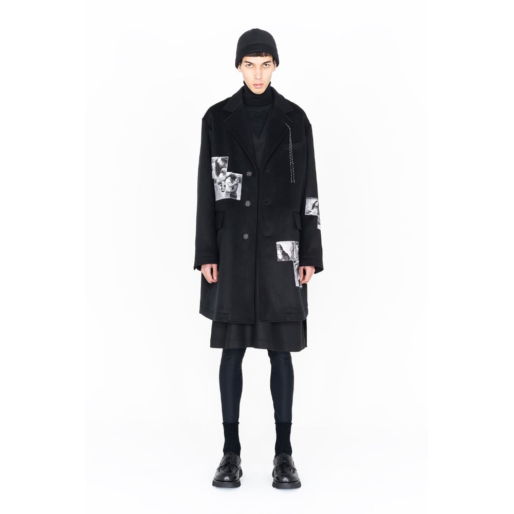 定価84000円 RATS CHESTER FIELD COAT BLACK M 定価84000円 RATS CHESTER FIELD COAT BLACK M WOOL