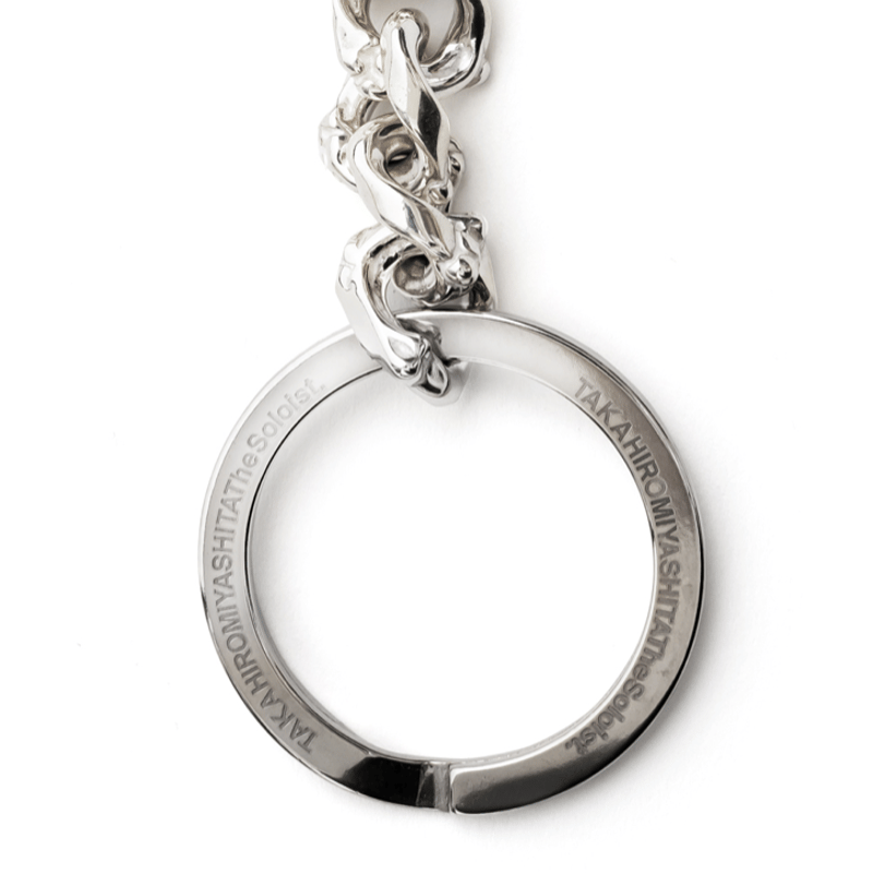 bone shaped key chain. / silver | TAKAHIROMIYAS bone shaped key chain. / silver | TAKAHIROMIYAS
