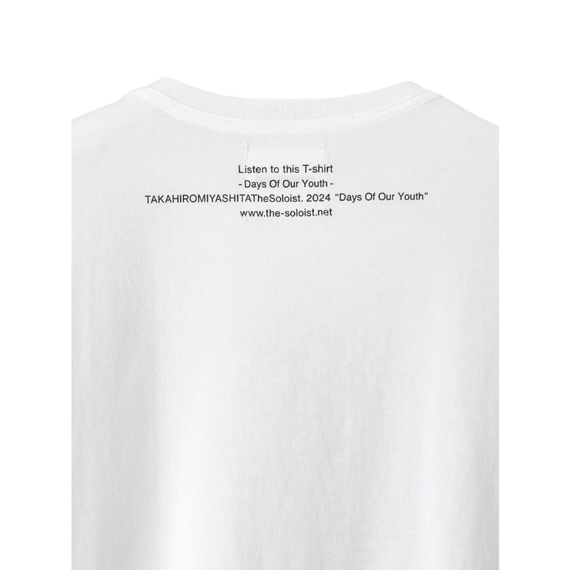 s/s tee.(days of our youth color) / white | TAK