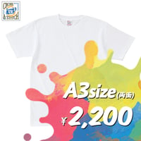 【標準】"ホワイトTシャツ"  ボディ代込み  ［OE 1116 / 6.2oz］A3両