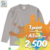 【標準】"カラー長袖Tシャツ"  ボディ代込み  ［OE 1210 / 6.2oz］1PA3