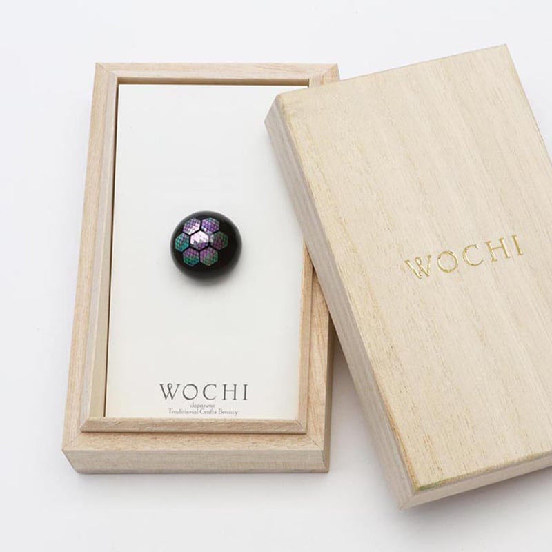 ＊値下げ＊国産漆塗り螺鈿ブローチ 値下げ＊国産漆塗り螺鈿ブローチ