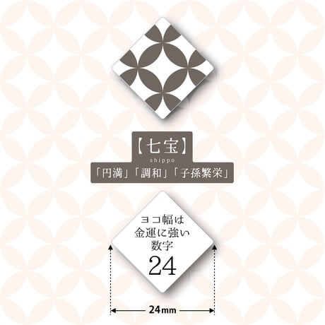有田焼＋螺鈿（プレーン）【七宝】／ネックレス