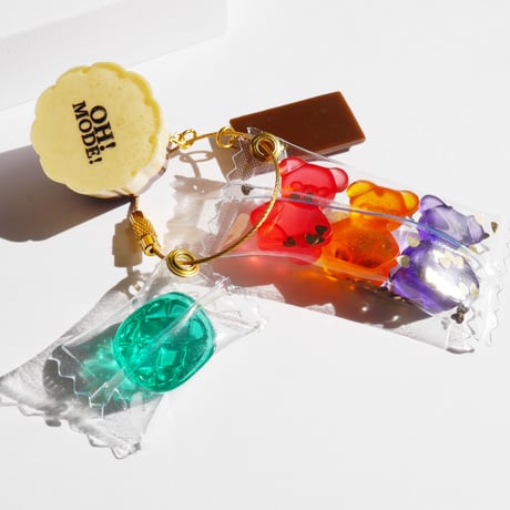 OISHI KEY-RING C -PUDDING-