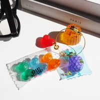 OISHI KEY-RING E - MANGO JELLY-