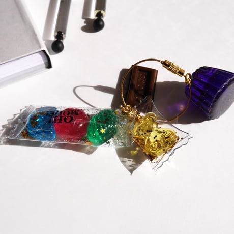 OISHI KEY-RING B -GRAPE JELLY-
